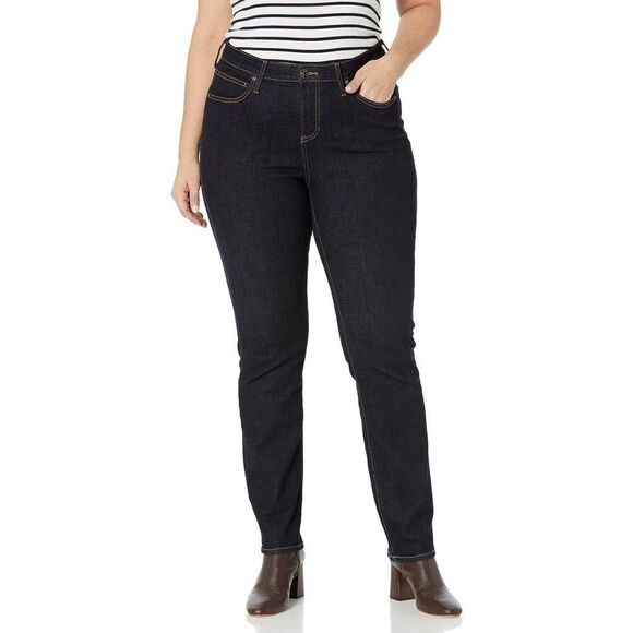 Jag Jeans Women's Plus Size Ruby Mid Rise Straight Leg Jeans 18